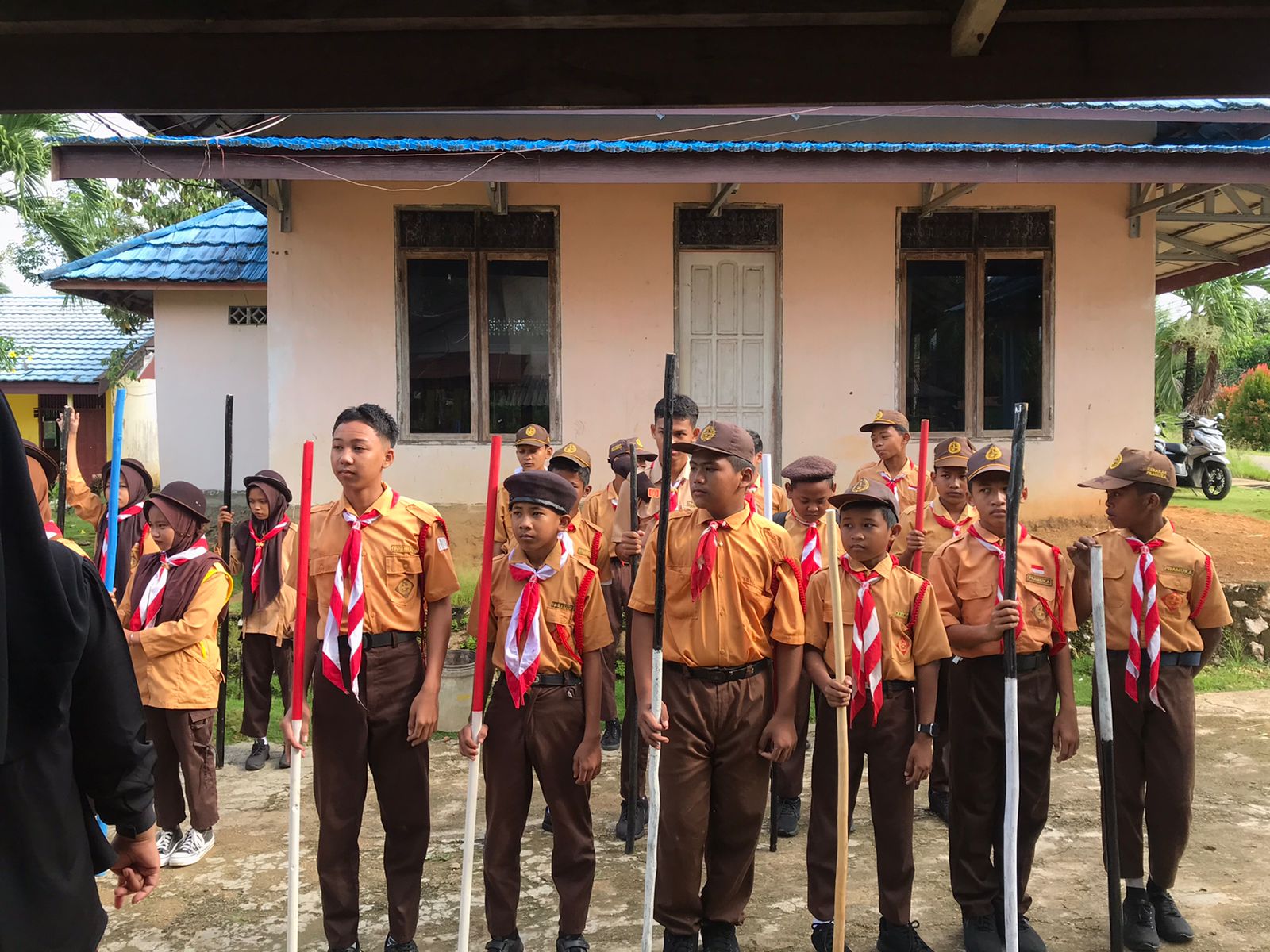 Kegiatan Penerimaan Peserta baru anggota Pramuka