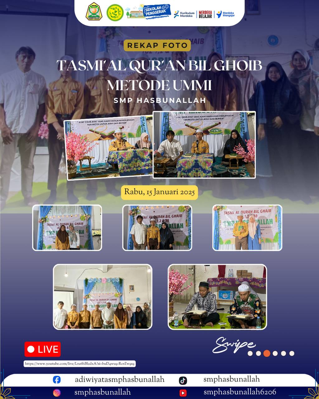 Tasmi' Al Qur'an Juz 1,2 dan 30 metode ummi