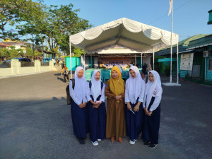 Siswa SMPN 9 Muara Ikuti Lomba Pentas PAI Tahun Baru Muharram 1447 H