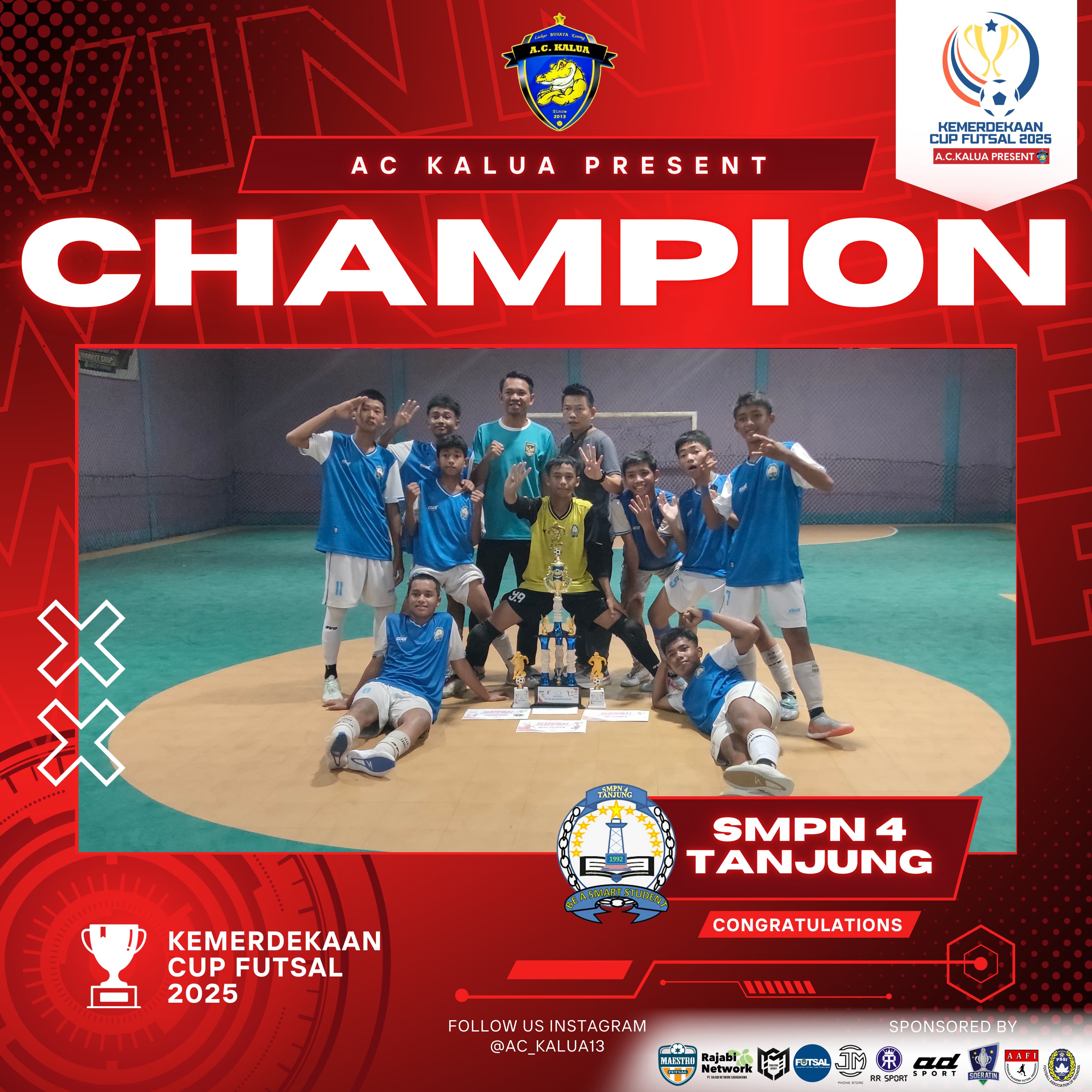 EKSKUL FUTSAL SMPN 4 TANJUNG